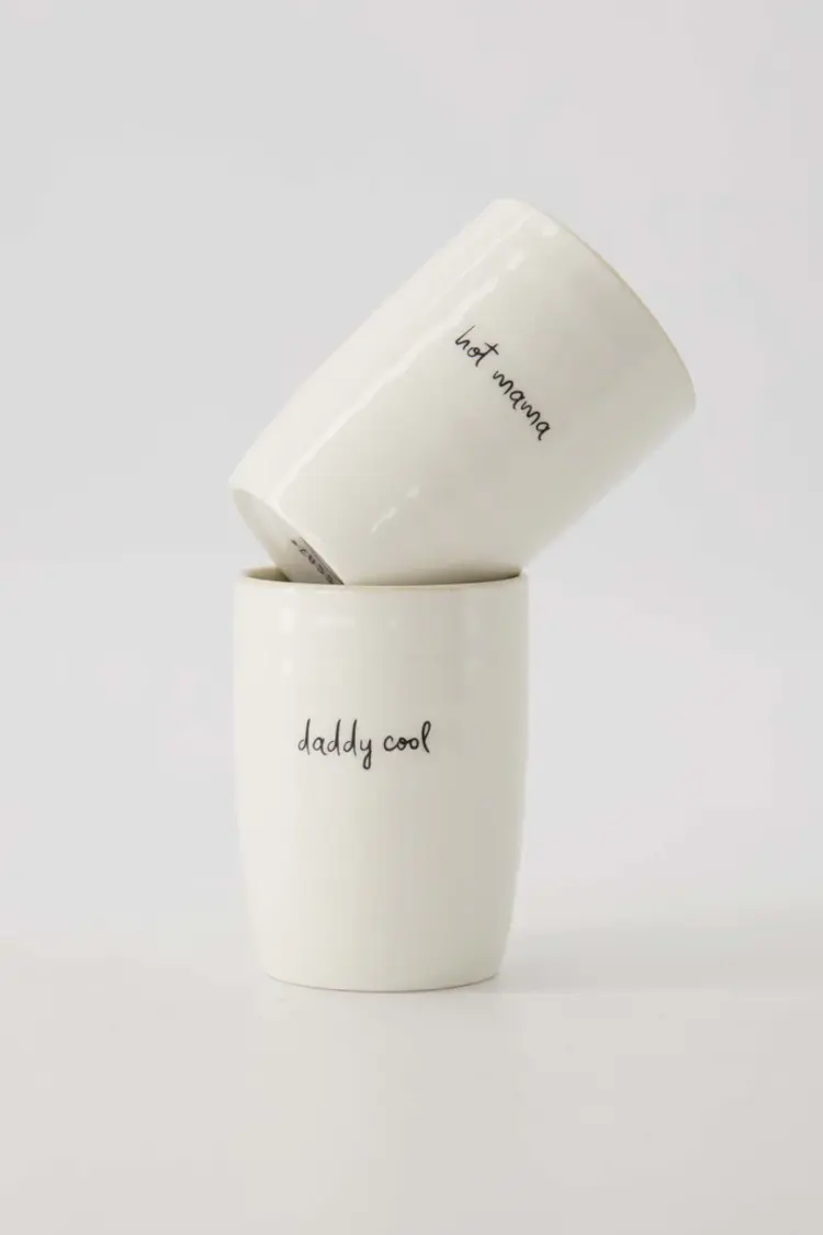 Zusss Zusss | Koffiemok hot mama wit/zand/zwart