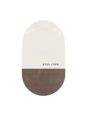 Zusss Zusss | Serveerschaal good food bruin