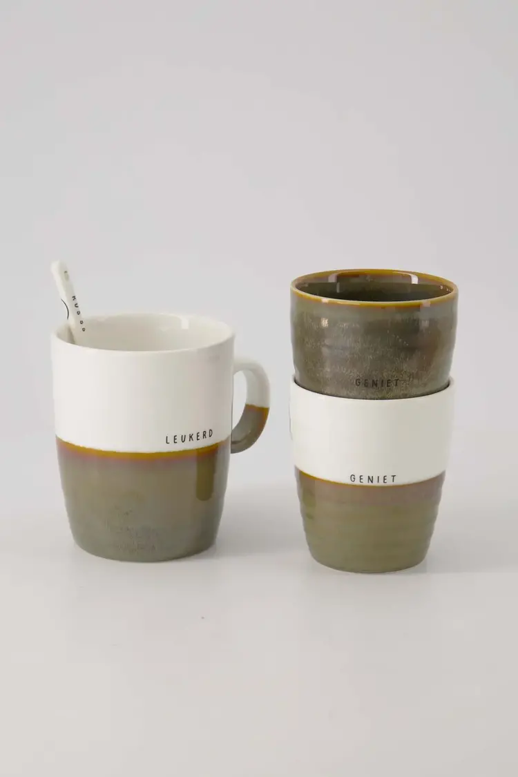 Zusss Zusss | Koffiemok geniet donkergroen