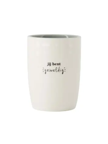 Zusss Zusss | Koffiemok je bent geweldig grijsblauw