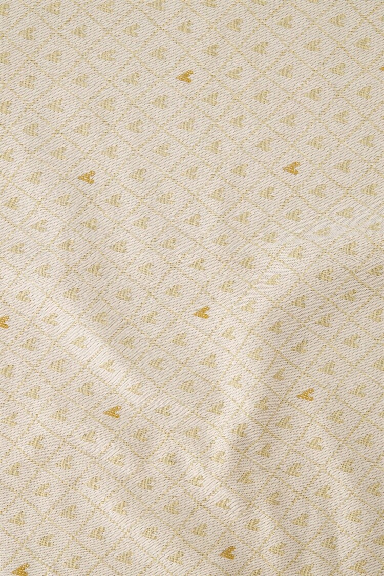 Zusss Zusss | Placemat hartjes zand/goud 51x36cm