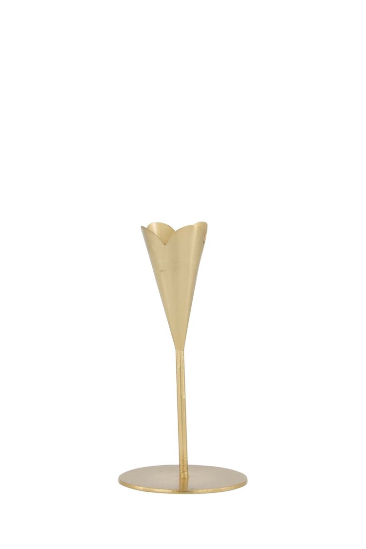 Zusss Zusss | Kandelaar metaal hartje S goud