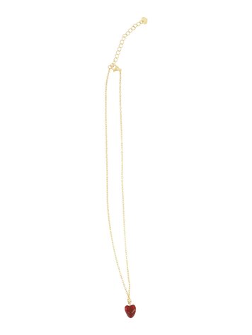 Zusss Zusss | Ketting rood hartje