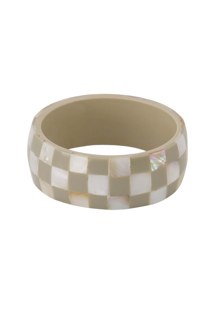 Zusss Zusss | Armband brede blok off white