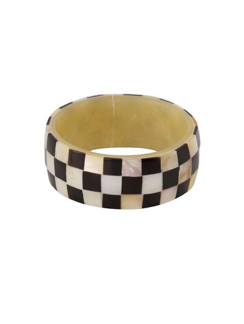 Zusss Zusss | Armband brede blok zwart