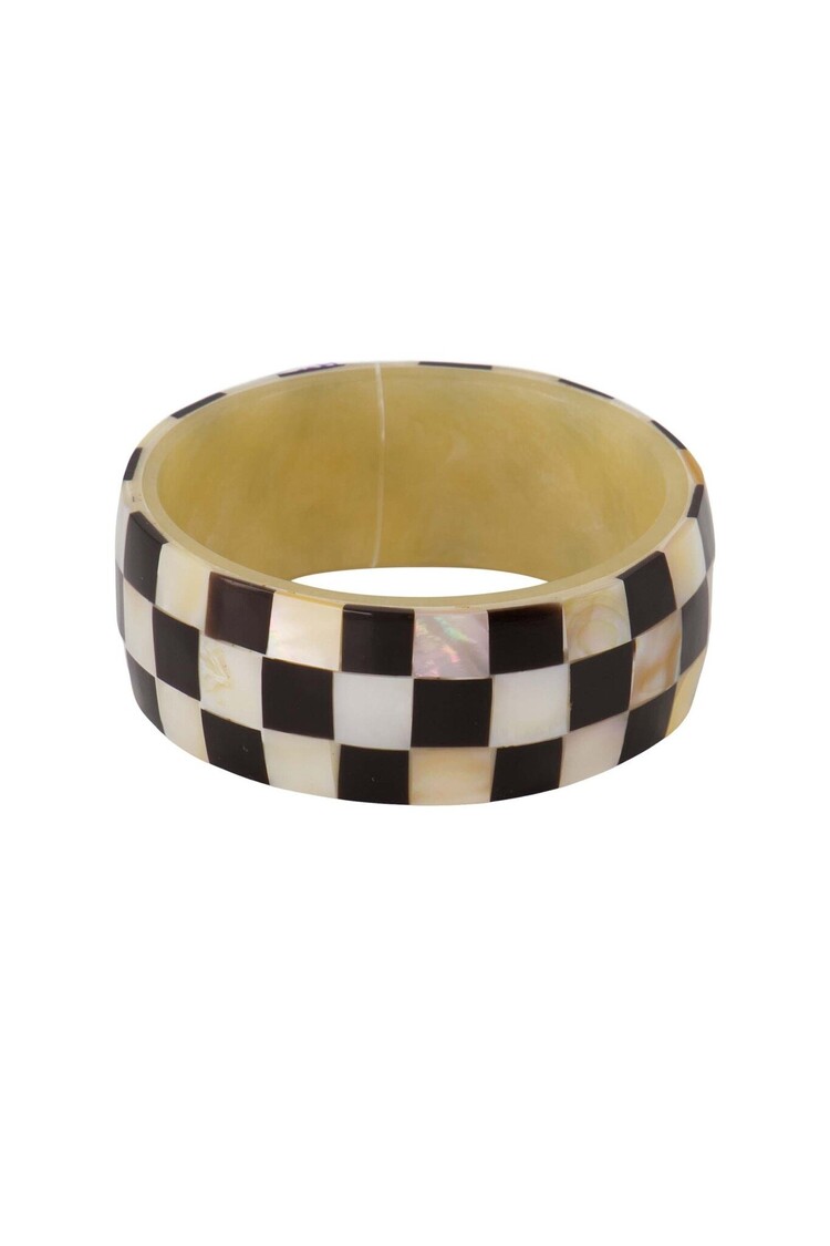 Zusss Zusss | Armband brede blok zwart