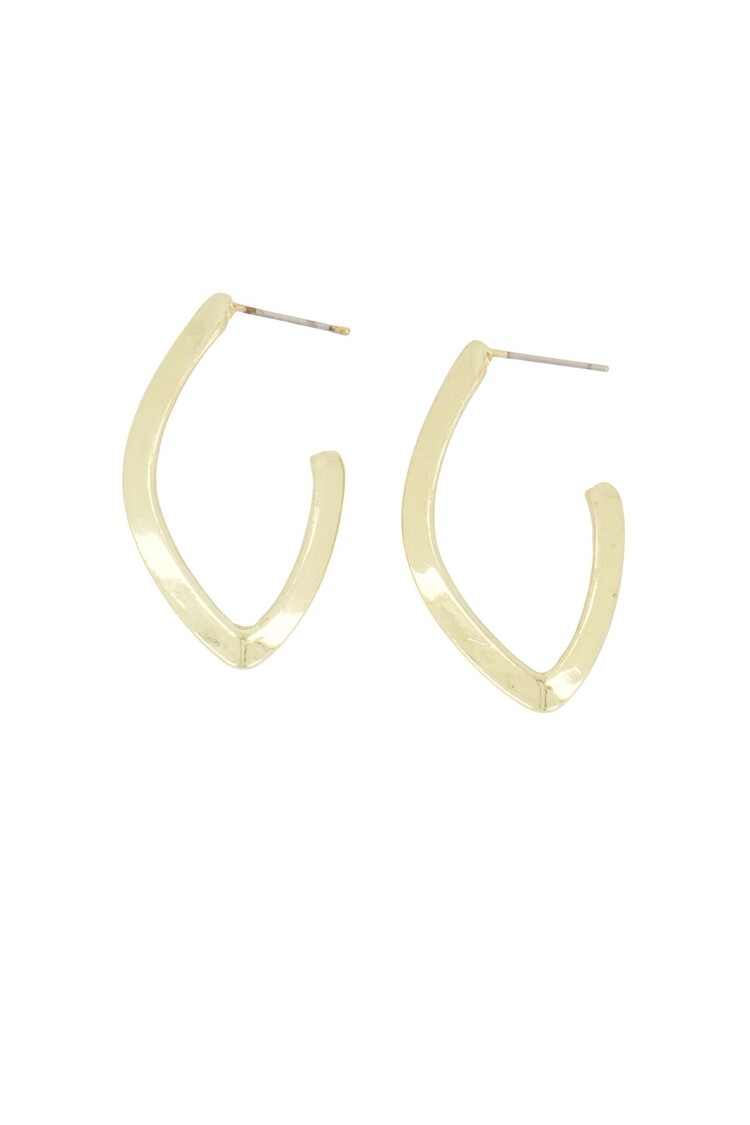 Zusss Zusss | Oorbellen ovaal goud