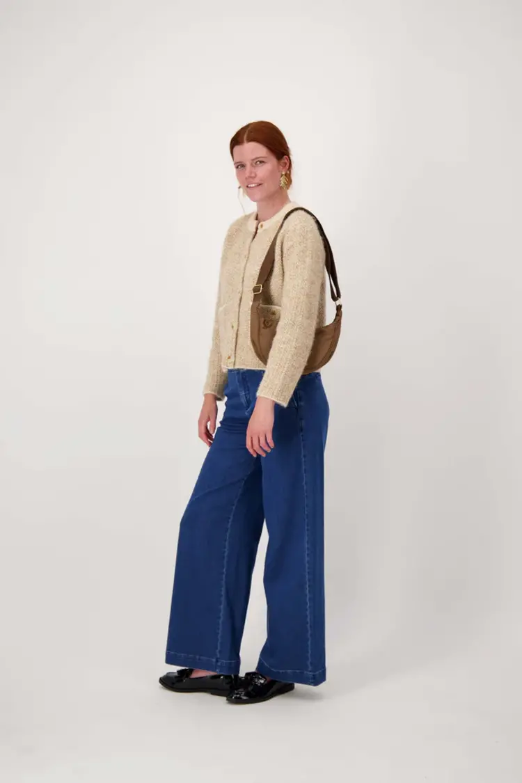 Zusss Zusss | Fanny pack nylon chocoladebruin