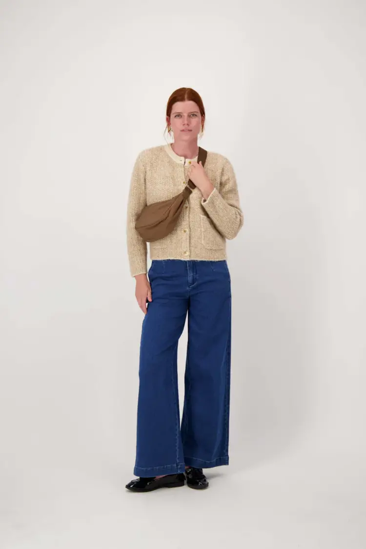 Zusss Zusss | Fanny pack nylon chocoladebruin