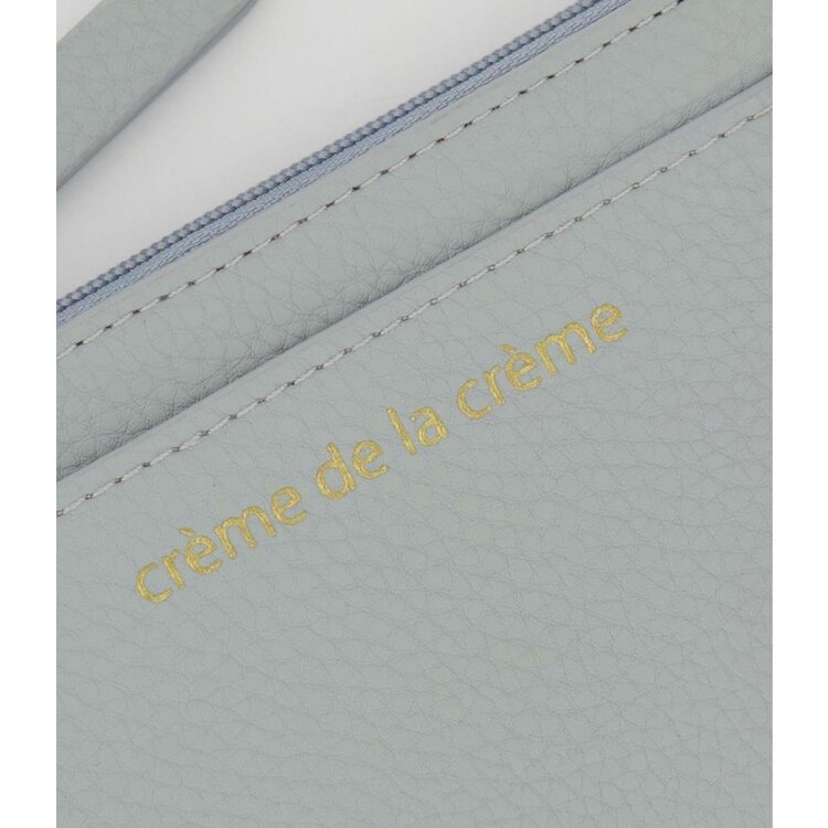 Zusss Zusss | Pashouder vega leer grijsblauw