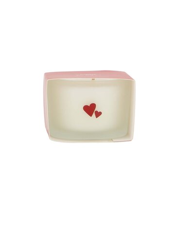 Zusss Zusss | Geurkaars in wikkel happy you and me wit/rood