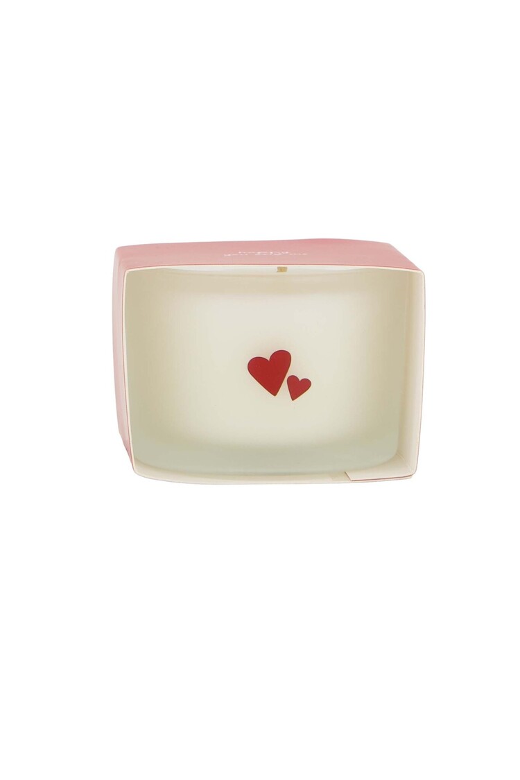 Zusss Zusss | Geurkaars in wikkel happy you and me wit/rood