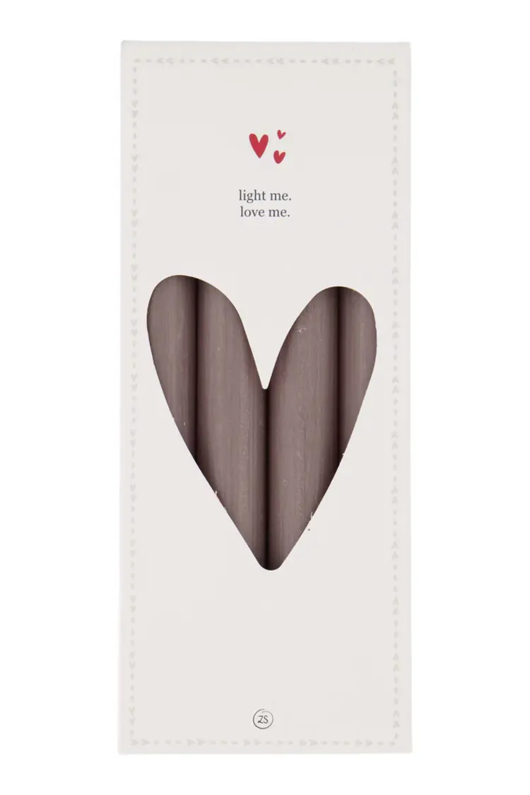 Zusss Zusss | Set van 4 rustieke kaarsen 20cm zand