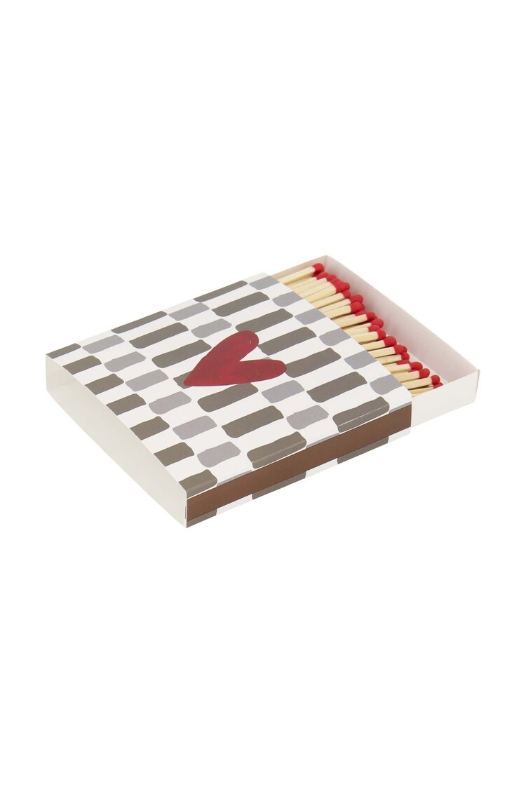 Zusss Zusss | Lucifers rood hartje grijs/groen