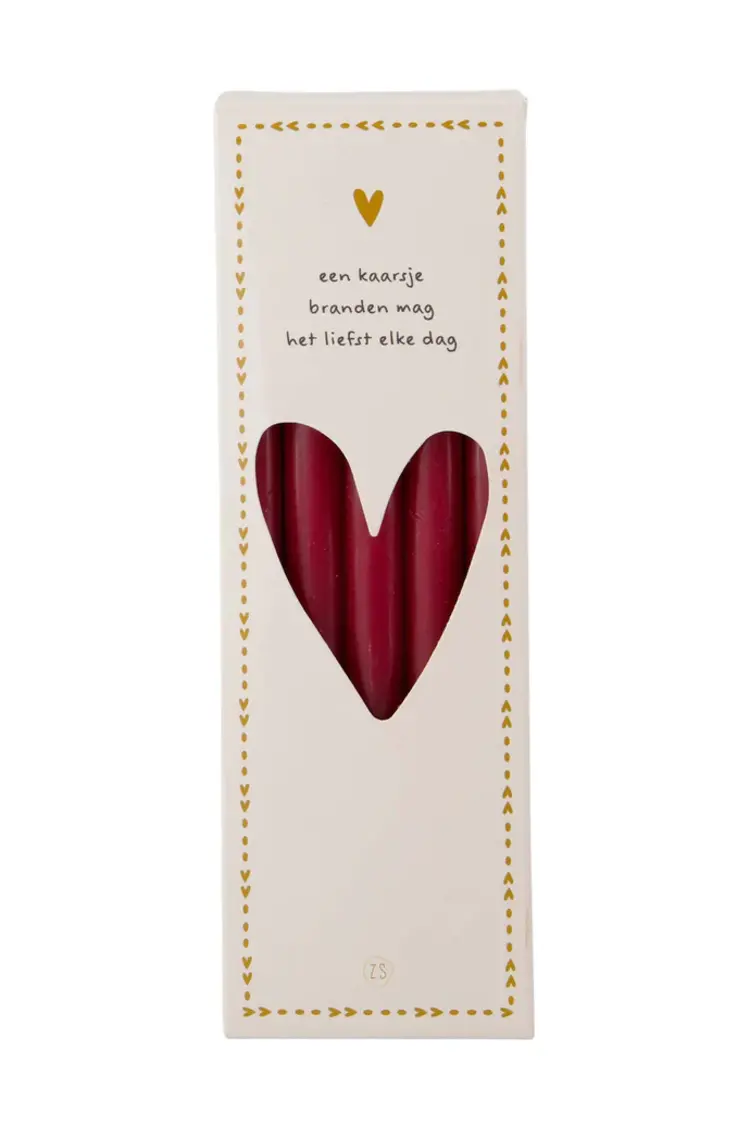 Zusss Zusss | doosje met smalle kaarsjes port