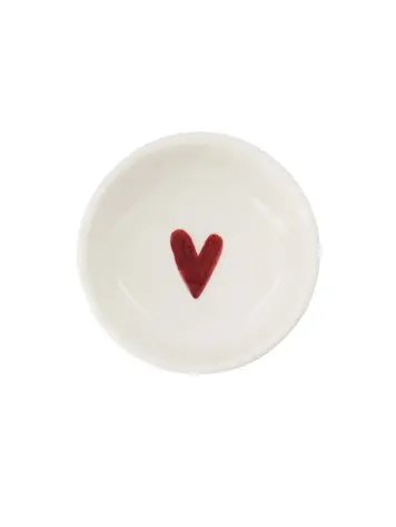 Zusss Zusss | Dipschaaltje hartje wit/rood