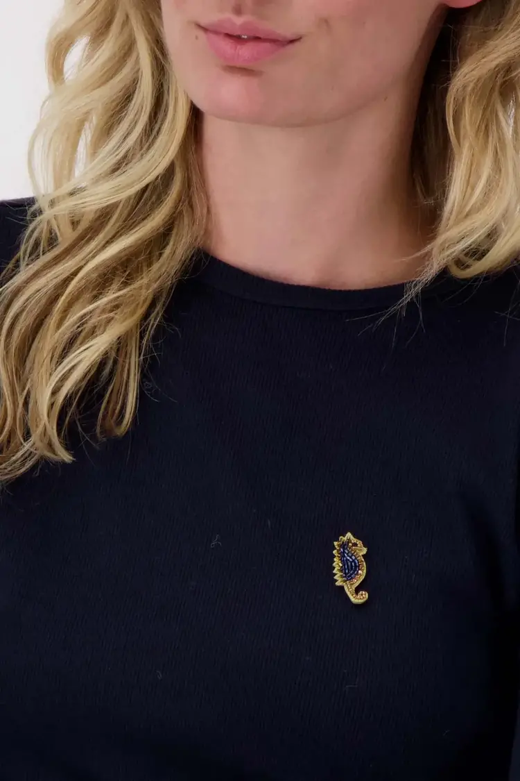 Zusss Zusss | Broche zeepaard classy red