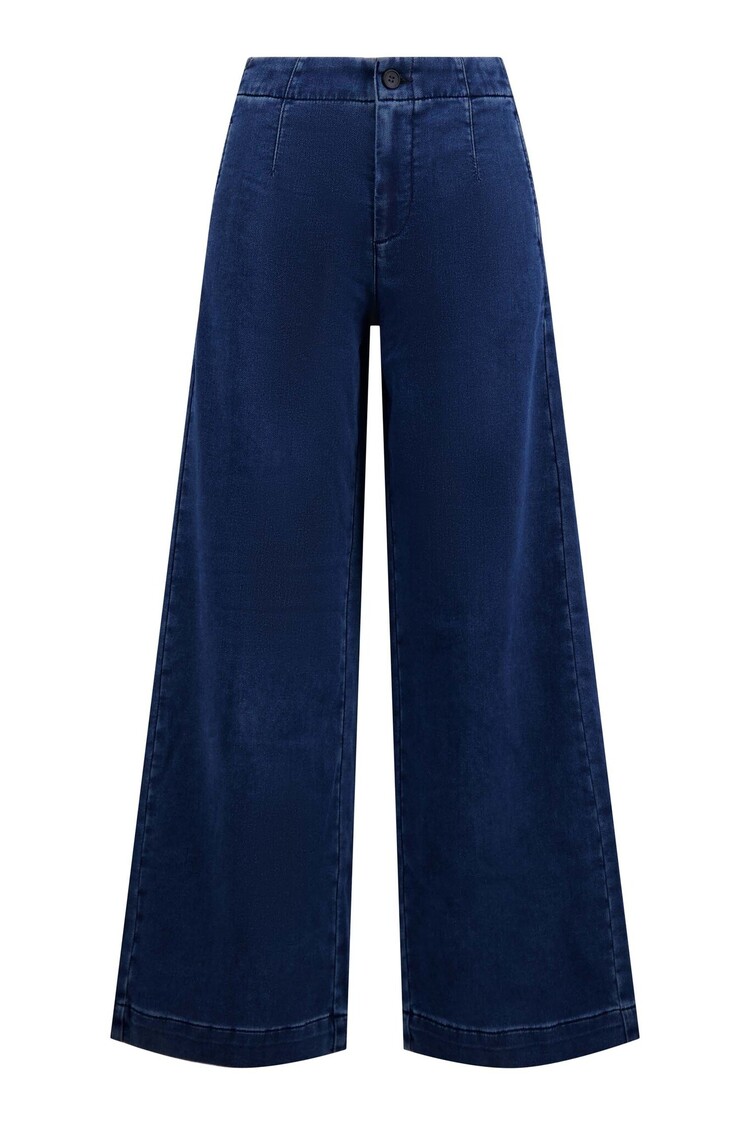 Zusss Zusss | Broek van jogger denim mid blue