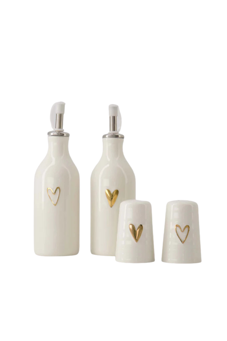 Zusss Zusss | Olie/azijn fles hartje goud