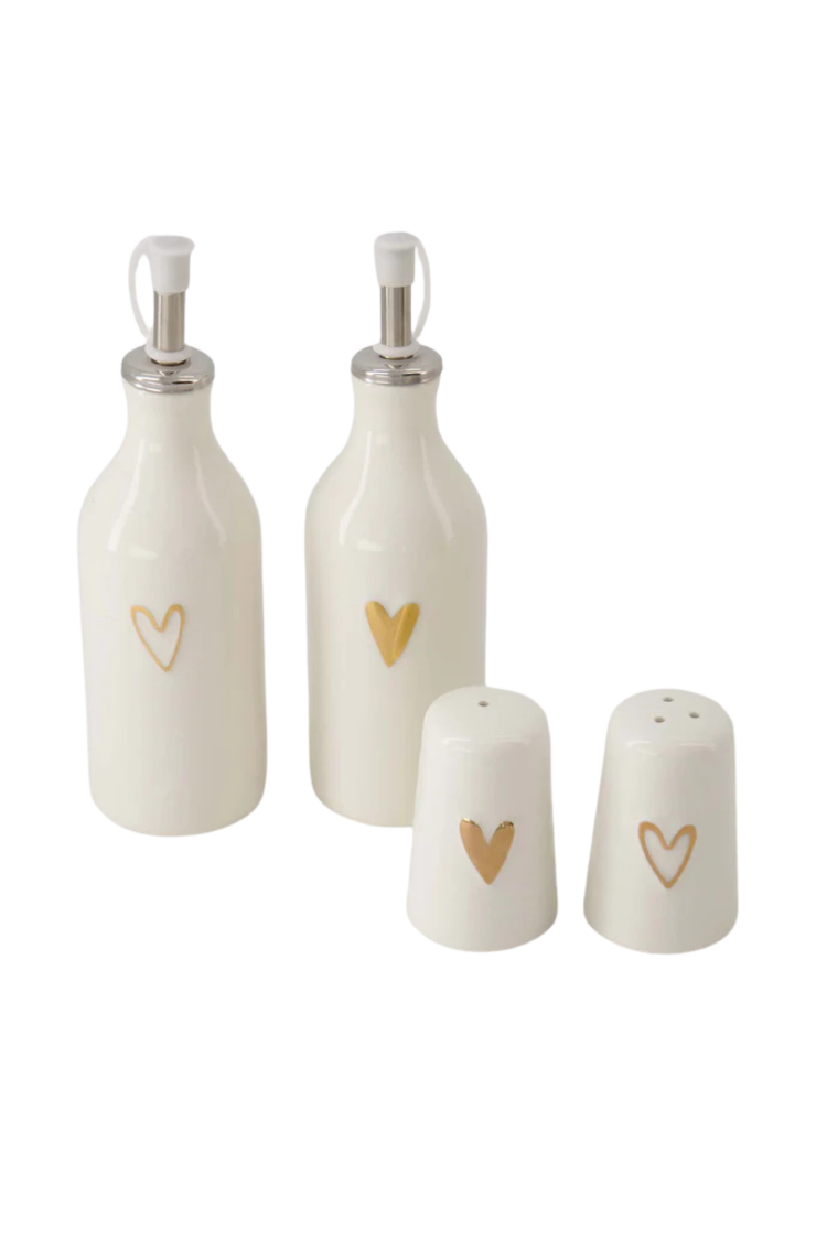 Zusss Zusss | Olie/azijn fles hartje goud