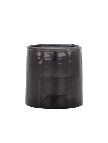 Zusss Zusss | Waxinelichthouder hammered S antraciet