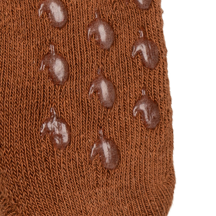 Konges Sløjd Konges Sløjd | Sokken met antislip blauw bruin