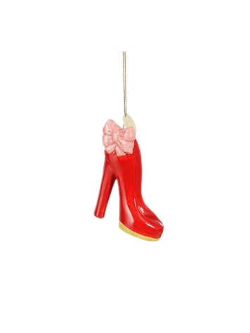 Stijl28 Stijl28 | Ornament schoen rood 6x3x8cm