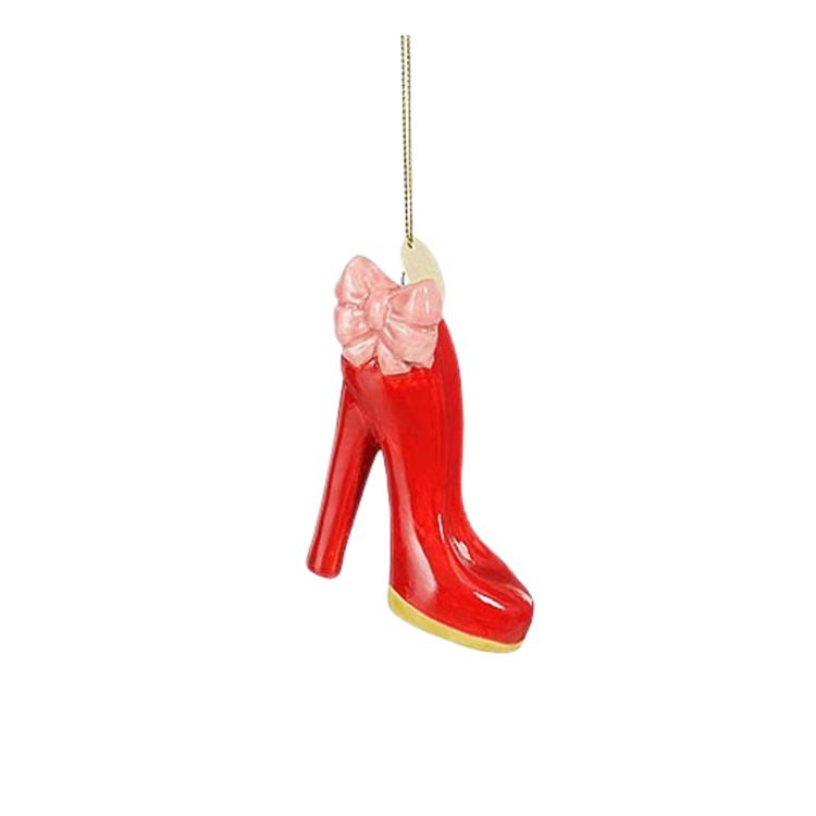 Stijl28 Stijl28 | Ornament schoen rood 6x3x8cm