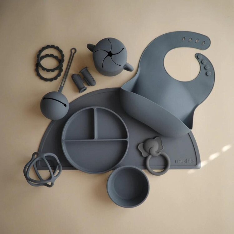 Mushie Mushie | Bijtspeeltje bal blauw