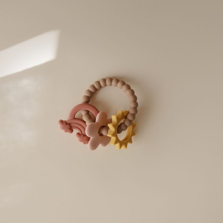 Mushie Mushie | Bijtring regenboog nude