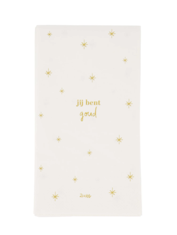 Zusss Zusss | Servetten rechthoek jij bent goud
