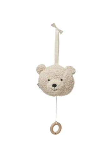 Jollein Jollein | Muziekhanger teddy bear naturel