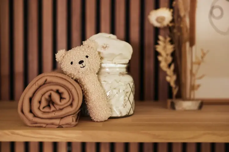 Jollein Jollein | Rammelaar teddy bear naturel