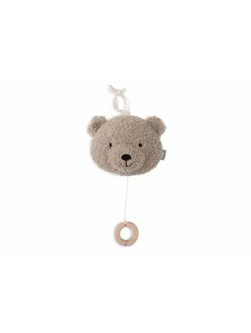 Jollein Jollein | Muziekhanger teddy bear olive green