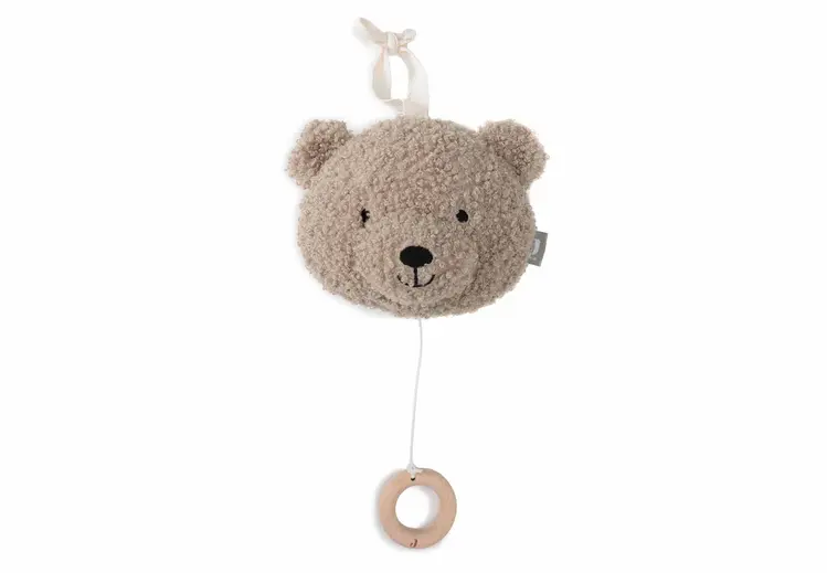 Jollein Jollein | Muziekhanger teddy bear olive green