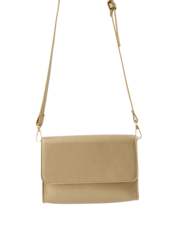 Zusss Zusss | Handtas met hart spiegel champagne/goud