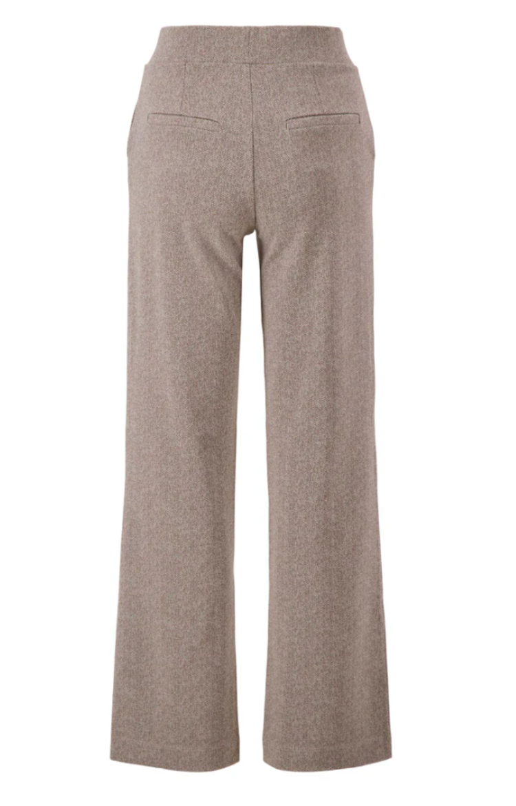 Zusss Zusss | Jacquard broek beige