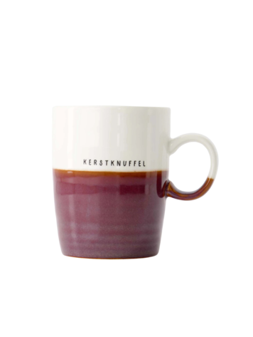 Zusss Zusss | Theemok kerstknuffel donkerrood