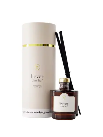 Zusss Zusss | Geurstokjes in koker Liever dan lief off white