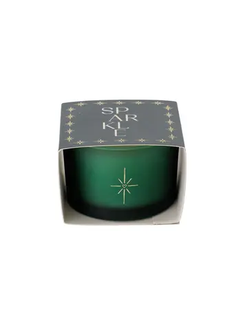 Zusss Zusss | Geurkaars in wikkel Sparkle donkergroen