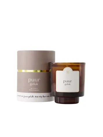 Zusss Zusss | Geurkaars glas in koker Puur geluk