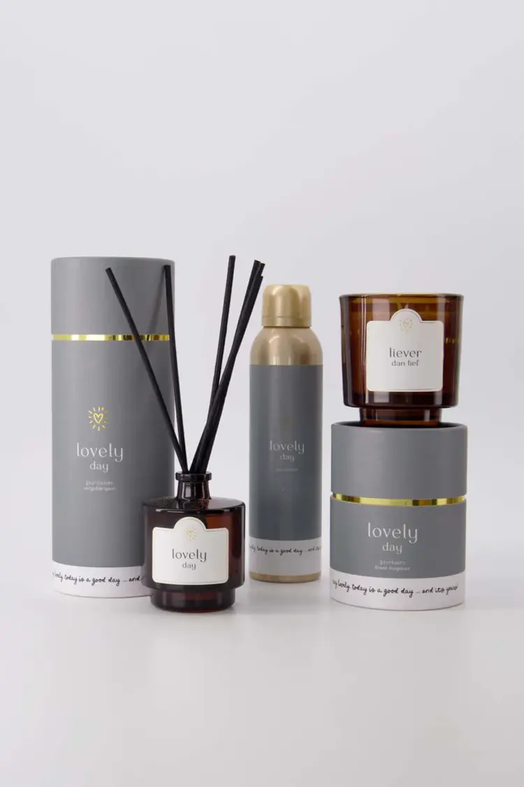 Zusss Zusss | Geurkaars glas in koker Lovely day