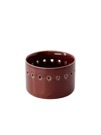 Zusss Zusss | Waxinelichthouder keramiek hart ster