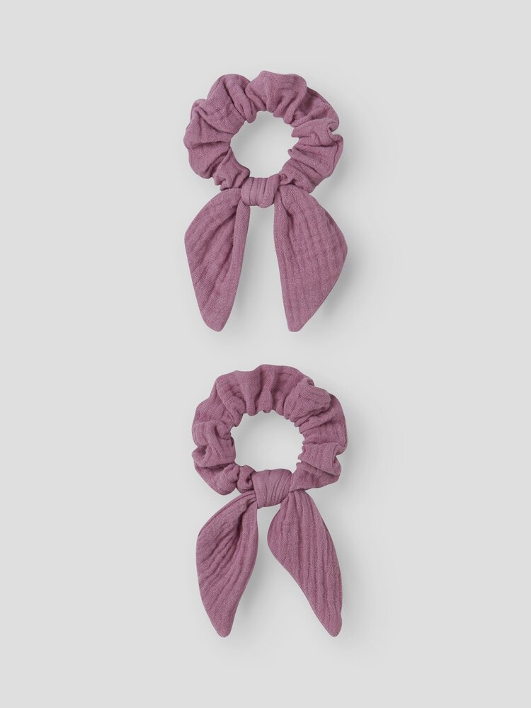 Lil Atelier Lil Atelier | Scrunchie Louise 2pack nostalgia rose