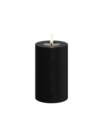 Deluxe Homeart Deluxe Homeart | LED Kaars zwart 7.5x12.5cm