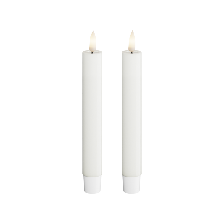 Deluxe Homeart Deluxe Homeart | LED dinerkaars wit 15cm | 2 stuks