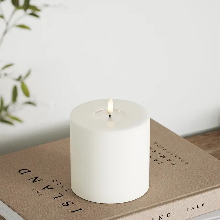 Deluxe Homeart Deluxe Homeart | LED Kaars wit 10x10cm