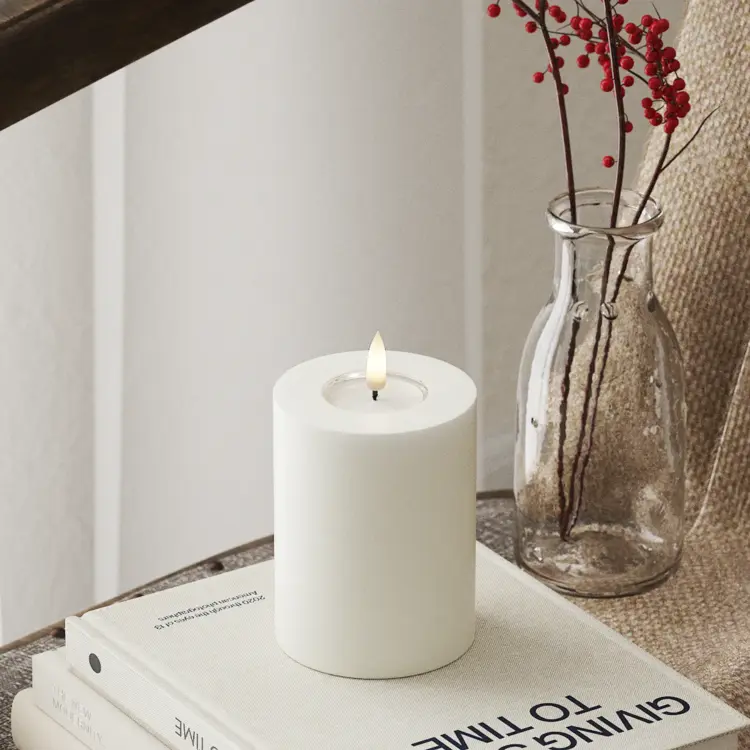 Deluxe Homeart Deluxe Homeart | LED Kaars wit 7.5x10cm