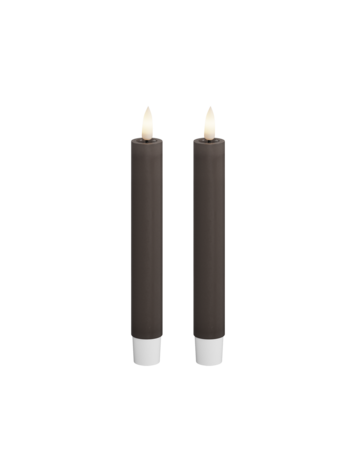 Deluxe Homeart Deluxe Homeart | LED Kaars mocca 2.2x15cm (2st)