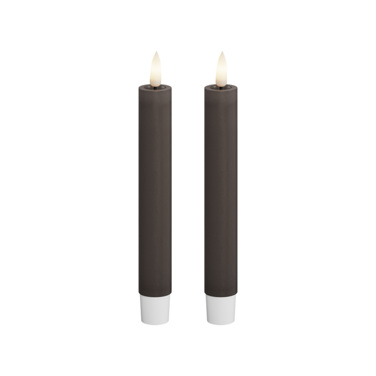 Deluxe Homeart Deluxe Homeart | LED Kaars mocca 2.2x15cm (2st)